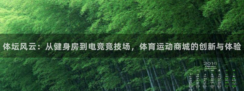 凯发官方正版app娱乐是那个系列的台子：体坛风云：从健身房到