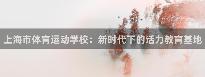 凯发官方正版app神州：上海市体育运动学校：新时代下的活力教