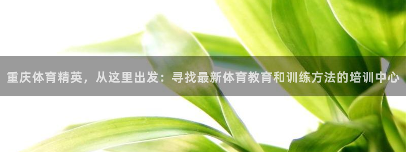 凯发k8官网首页：重庆体育精英，从这